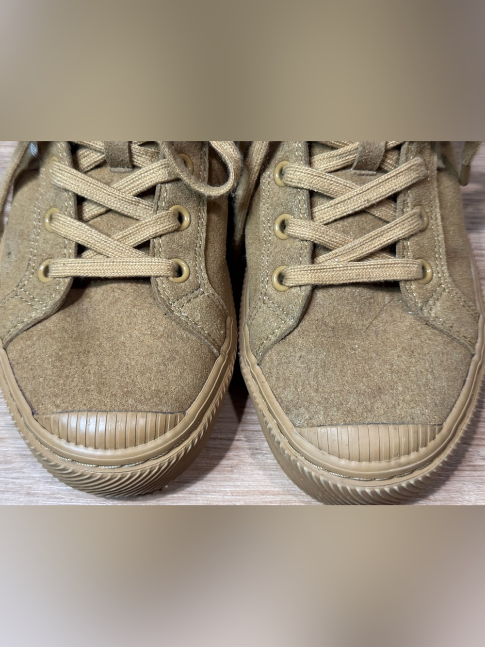 Cariuma Oca High Sneakers All Camel Suede Lifestyle Shoes Size 7 - Picture 4 of 11